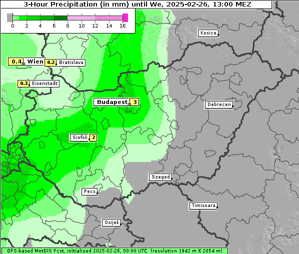 Niederschlag, 26. 2. 2025