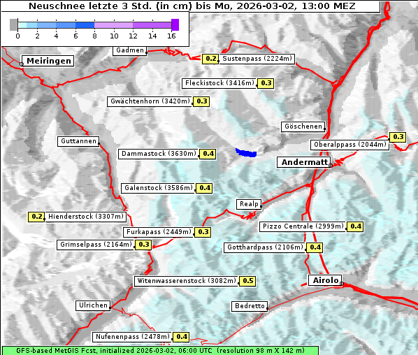 Neuschnee, 2. 3. 2026