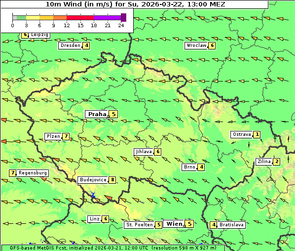 Wind, 22. 3. 2026