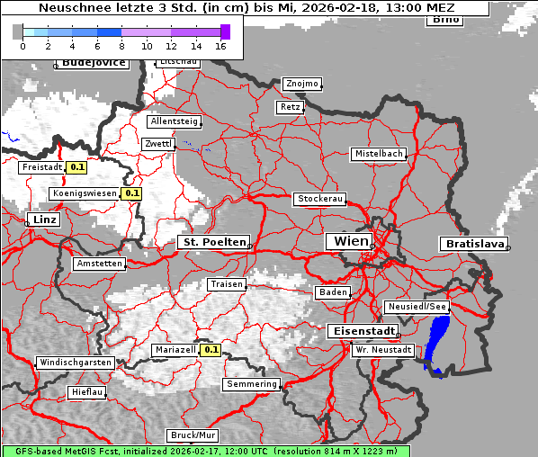 Neuschnee, 18. 2. 2026