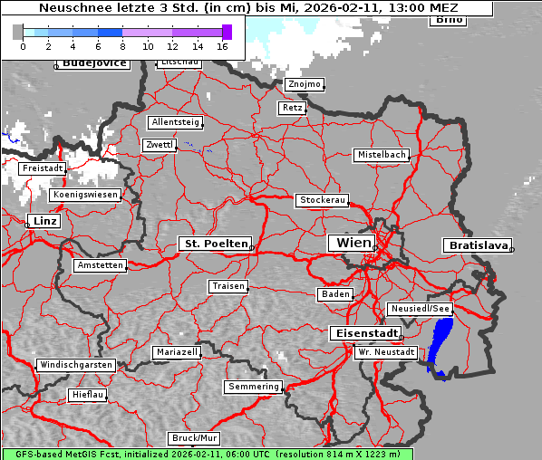 Neuschnee, 11. 2. 2026