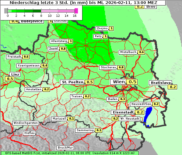 Niederschlag, 11. 2. 2026