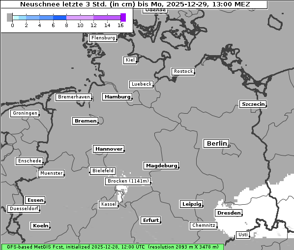 Neuschnee, 29. 12. 2025