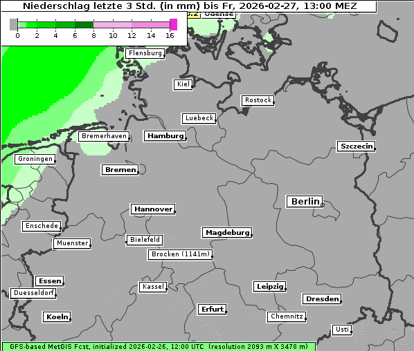 Niederschlag, 27. 2. 2026