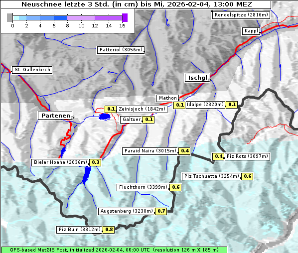 Neuschnee, 4. 2. 2026