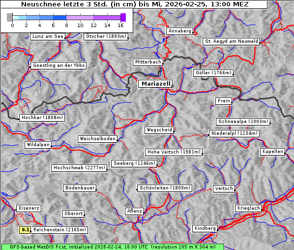 Neuschnee, 25. 2. 2026