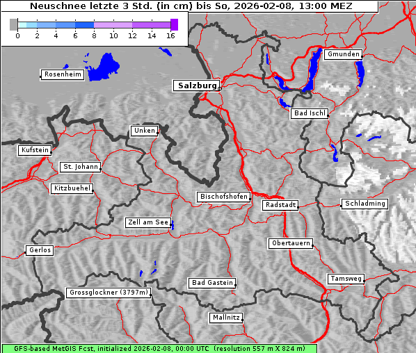 Neuschnee, 8. 2. 2026