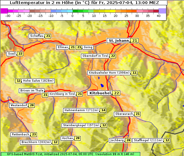 Temperatur, 4. 7. 2025