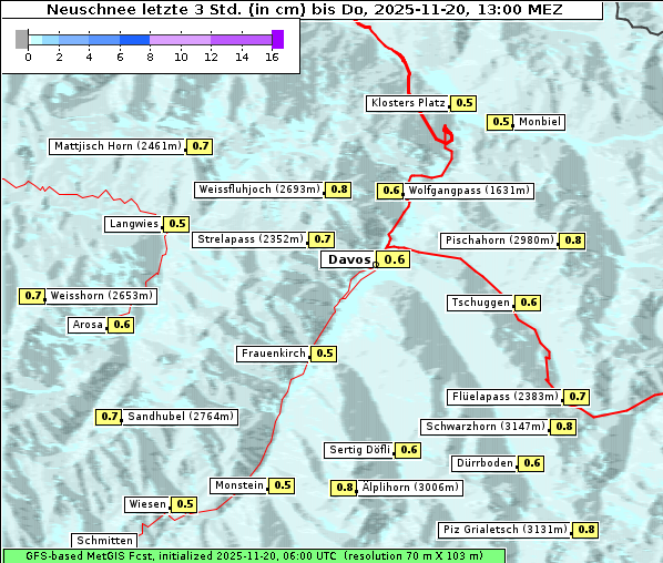 Neuschnee, 20. 11. 2025