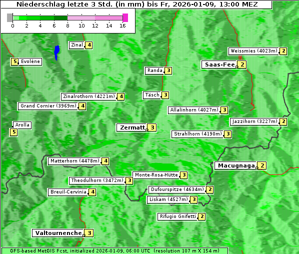 Niederschlag, 9. 1. 2026