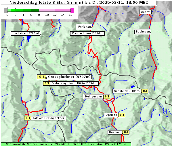 Niederschlag, 11. 3. 2025