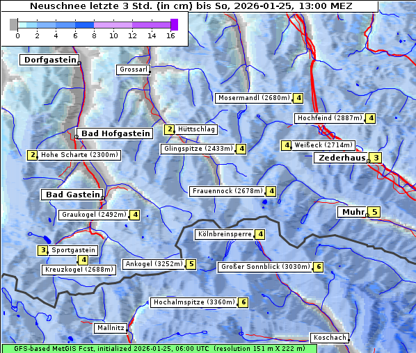 Neuschnee, 25. 1. 2026