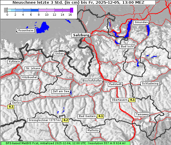 Neuschnee, 5. 12. 2025