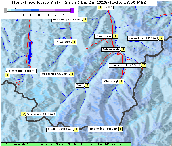 Neuschnee, 20. 11. 2025