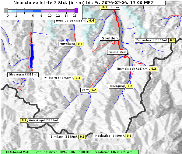 Neuschnee, 6. 2. 2026