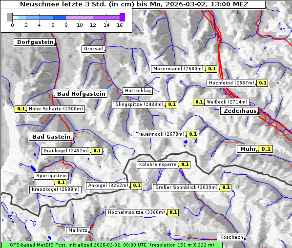 Neuschnee, 2. 3. 2026