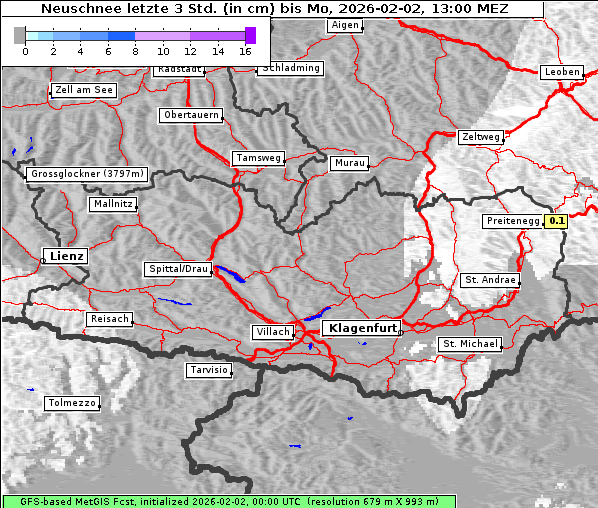 Neuschnee, 2. 2. 2026