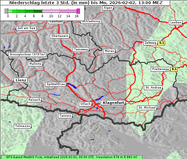 Niederschlag, 2. 2. 2026