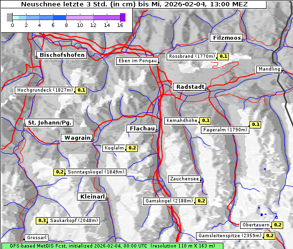 Neuschnee, 4. 2. 2026