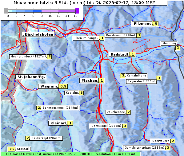 Neuschnee, 17. 2. 2026