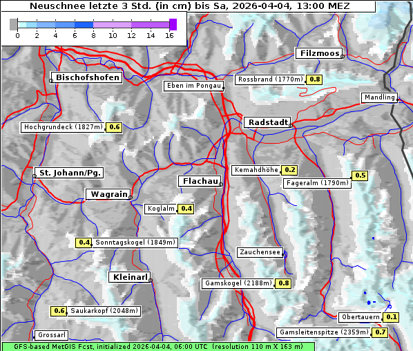 Neuschnee, 4. 4. 2026