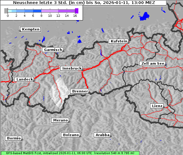 Neuschnee, 11. 1. 2026