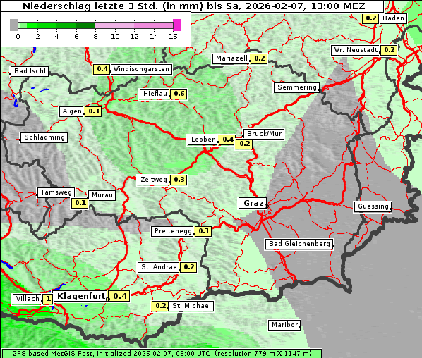 Niederschlag, 7. 2. 2026
