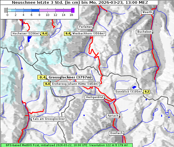 Neuschnee, 23. 3. 2026