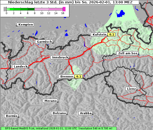 Niederschlag, 1. 2. 2026