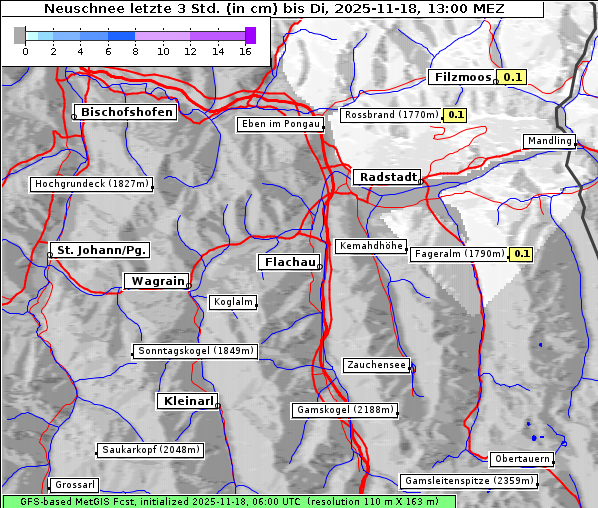 Neuschnee, 18. 11. 2025