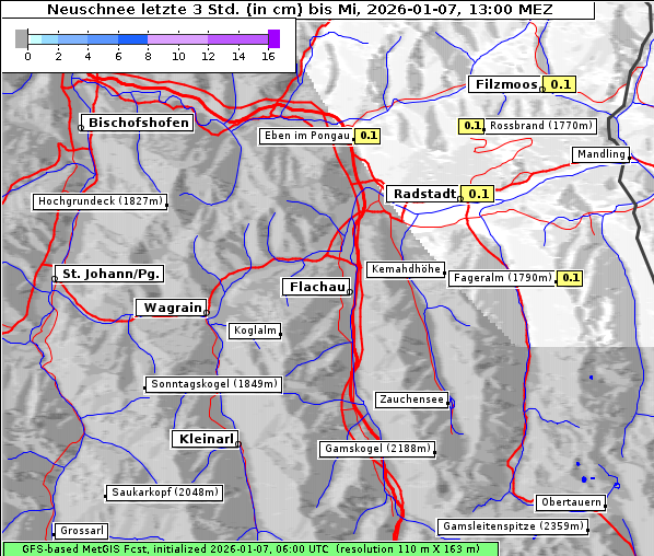 Neuschnee, 7. 1. 2026