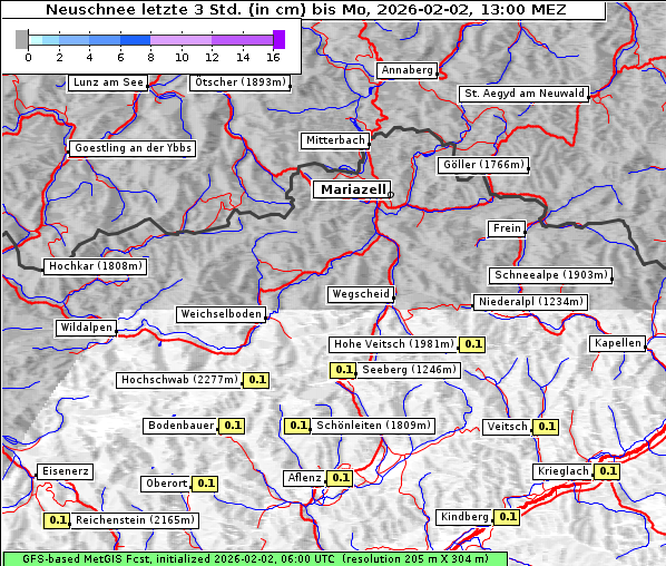 Neuschnee, 2. 2. 2026