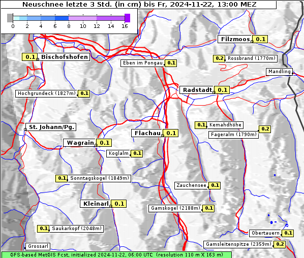 Neuschnee, 22. 11. 2024