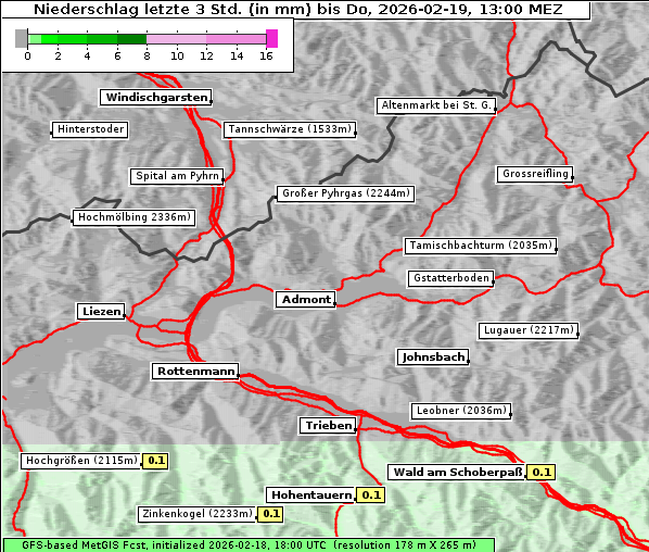 Niederschlag, 19. 2. 2026