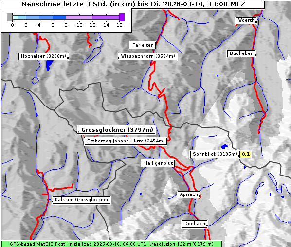 Neuschnee, 10. 3. 2026