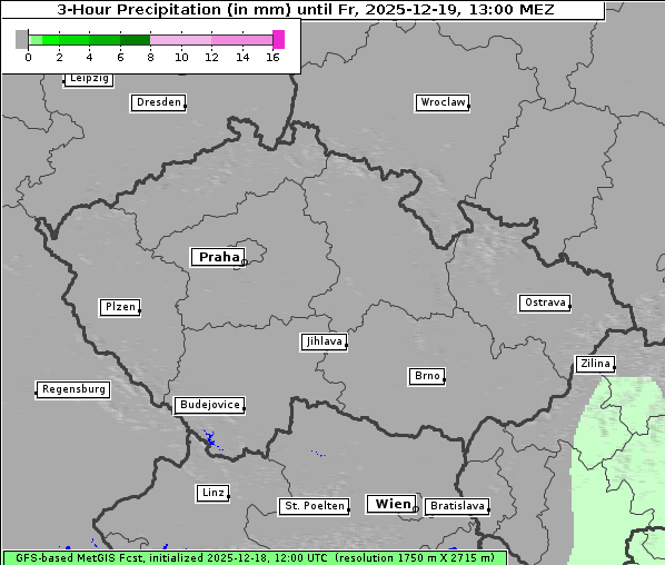 Niederschlag, 19. 12. 2025