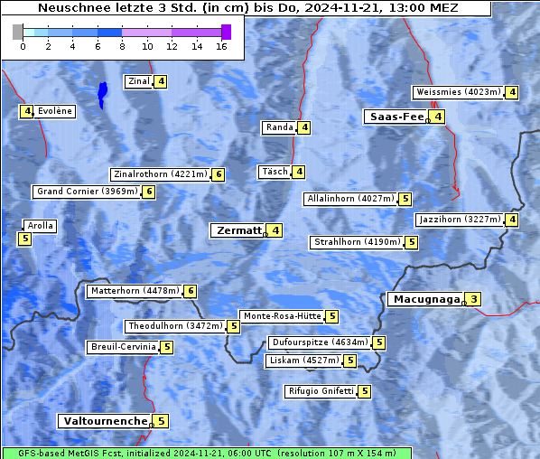 Neuschnee, 21. 11. 2024