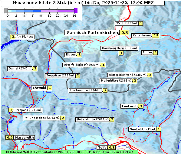 Neuschnee, 20. 11. 2025