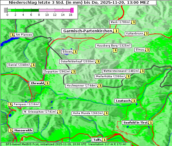 Niederschlag, 20. 11. 2025