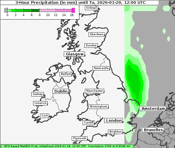 Niederschlag, 20. 1. 2026