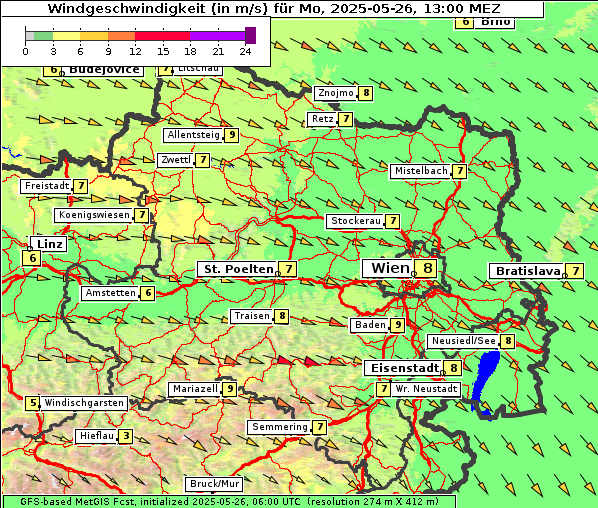 Wind, 26. 5. 2025