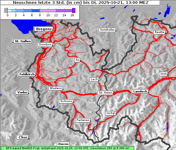 Neuschnee, 21. 10. 2025