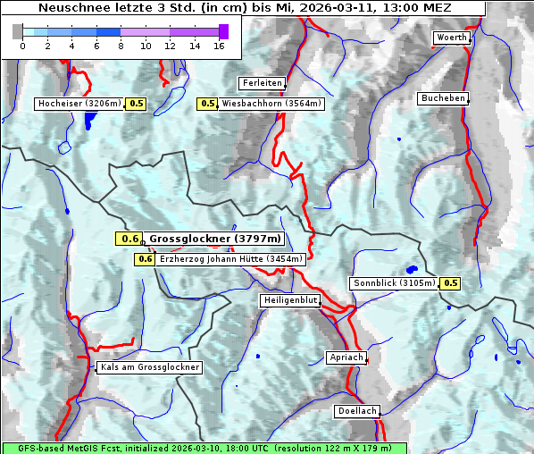 Neuschnee, 11. 3. 2026