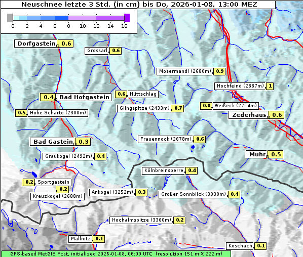 Neuschnee, 8. 1. 2026