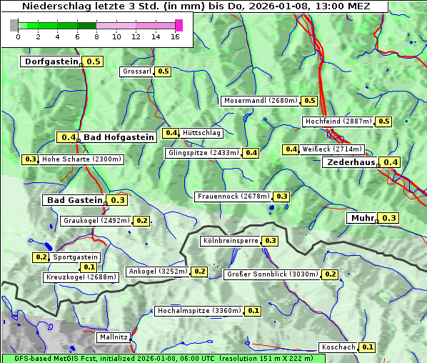 Niederschlag, 8. 1. 2026