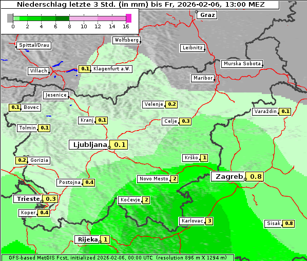 Niederschlag, 6. 2. 2026