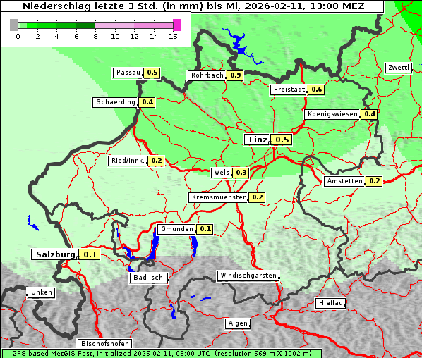 Niederschlag, 11. 2. 2026