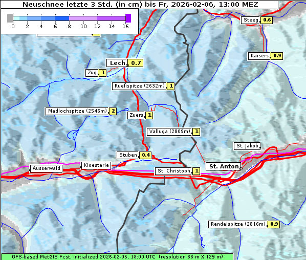 Neuschnee, 6. 2. 2026