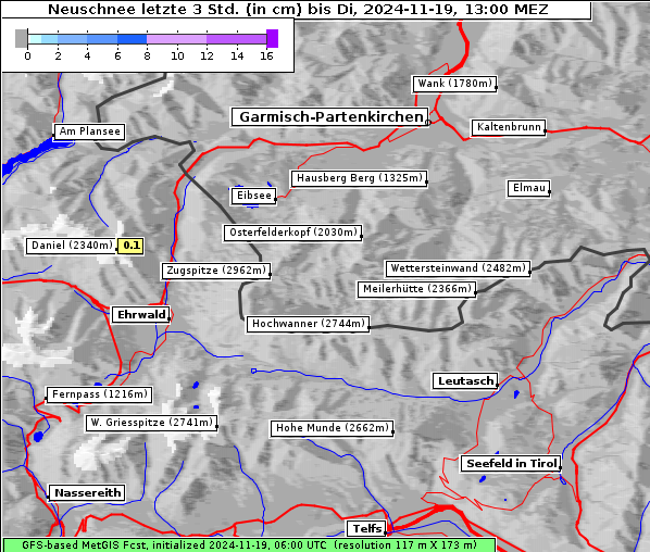 Neuschnee, 19. 11. 2024