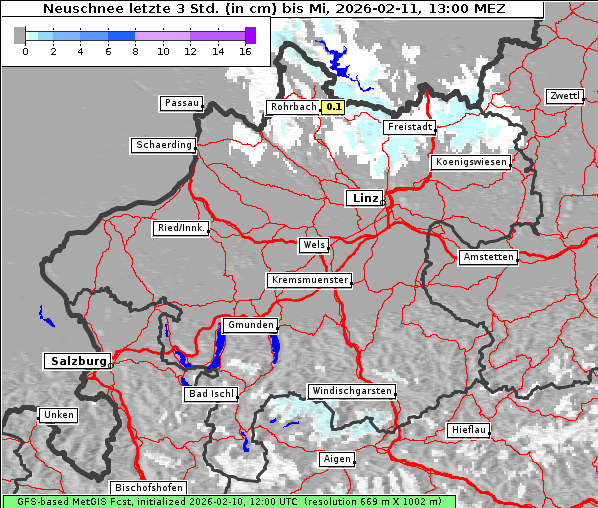 Neuschnee, 11. 2. 2026